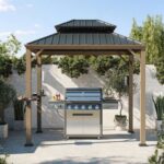 Aluminum/Steel Hardtop 2-Tier Grill Gazebo - Sam's Cl