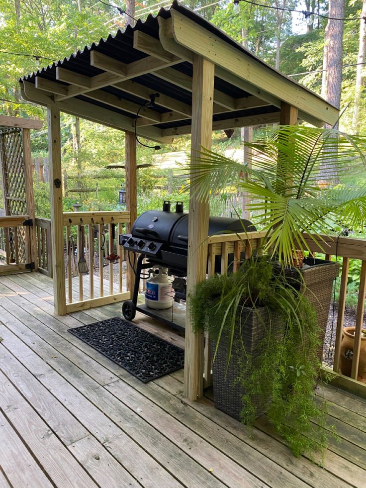 My grill gazebo | Outdoor decor backyard, Grill gazebo, Backyard pat