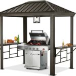 Amazon.com : ABCCANOPY Grill Hardtop Gazebo 6x8 - Outdoor Metal .