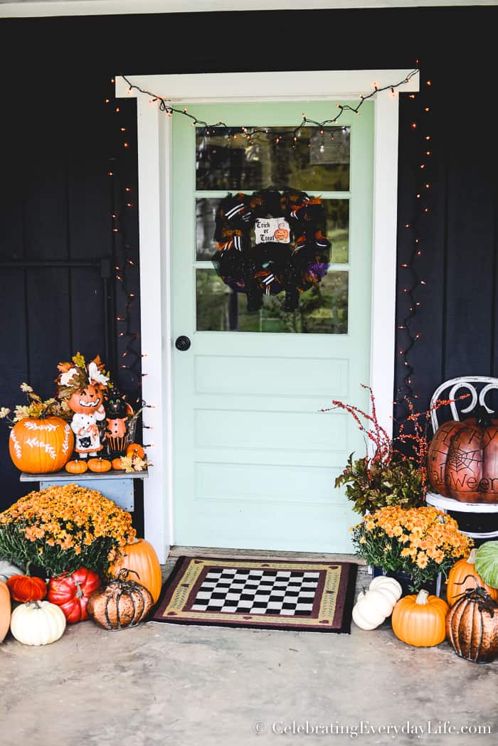 Easy Halloween Front Porch Decor Ide