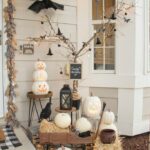 Halloween Porch, diy halloween stage decoratio