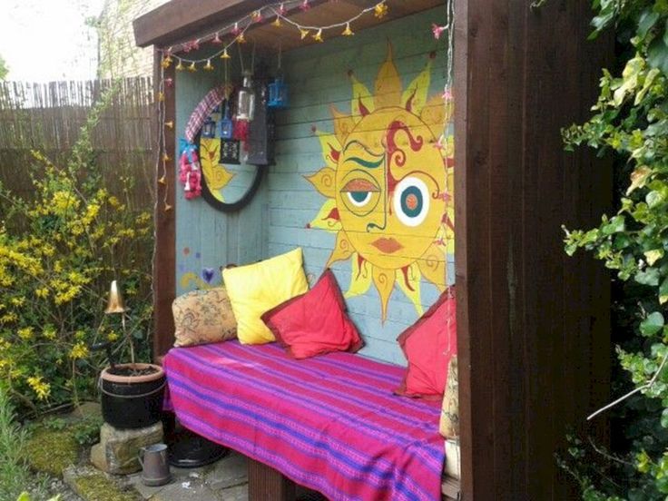 Best and Wonderful 10 Hippie Black Garden Ideas — Freshouz Home .