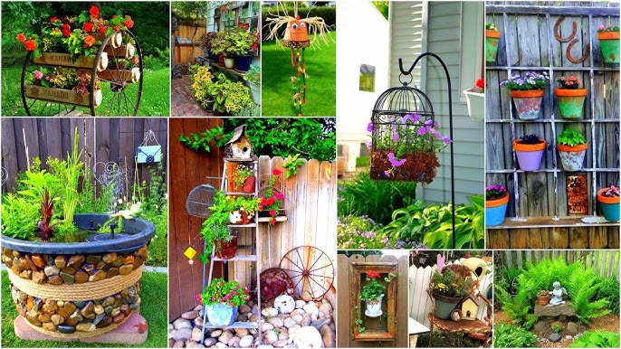 25 AMAZING Hippie Garden Ideas - YouTu