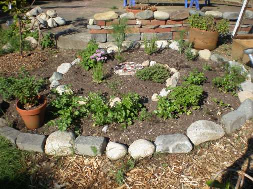 Pretty, Practical, Hippie Herb Spiral: A Permaculture Inspiration .