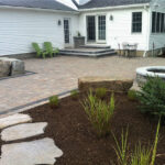 Easthampton, MA - Paver Patio Landscape 01027 - RJM Landscapi