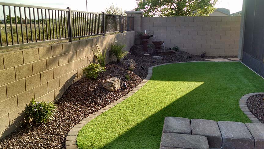 Small Backyard Landscaping - Az Living Landscape & Desi