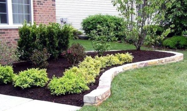 Top 40 Best Stone Edging Ideas - Exterior Landscaping Designs .