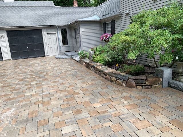 Driveways Design in MA — Natural Path Landscapi