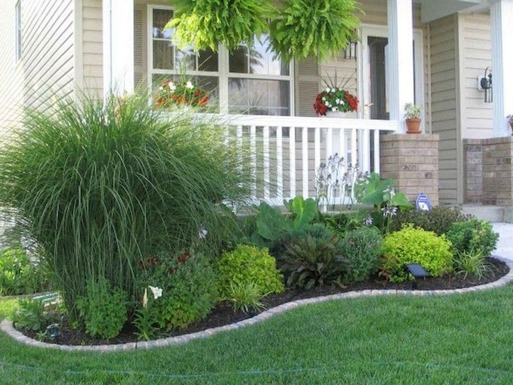 20+ Popular Front Yard Landscaping Ideas With Porch | Front house .