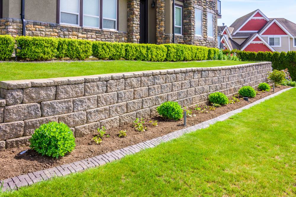 Retaining Walls - Landscaping and Lawn Care Services Huntsville AL .