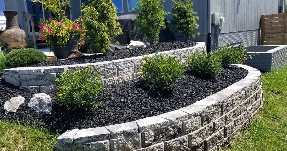 Landscape Retaining Walls - Project by Shaun at Menards