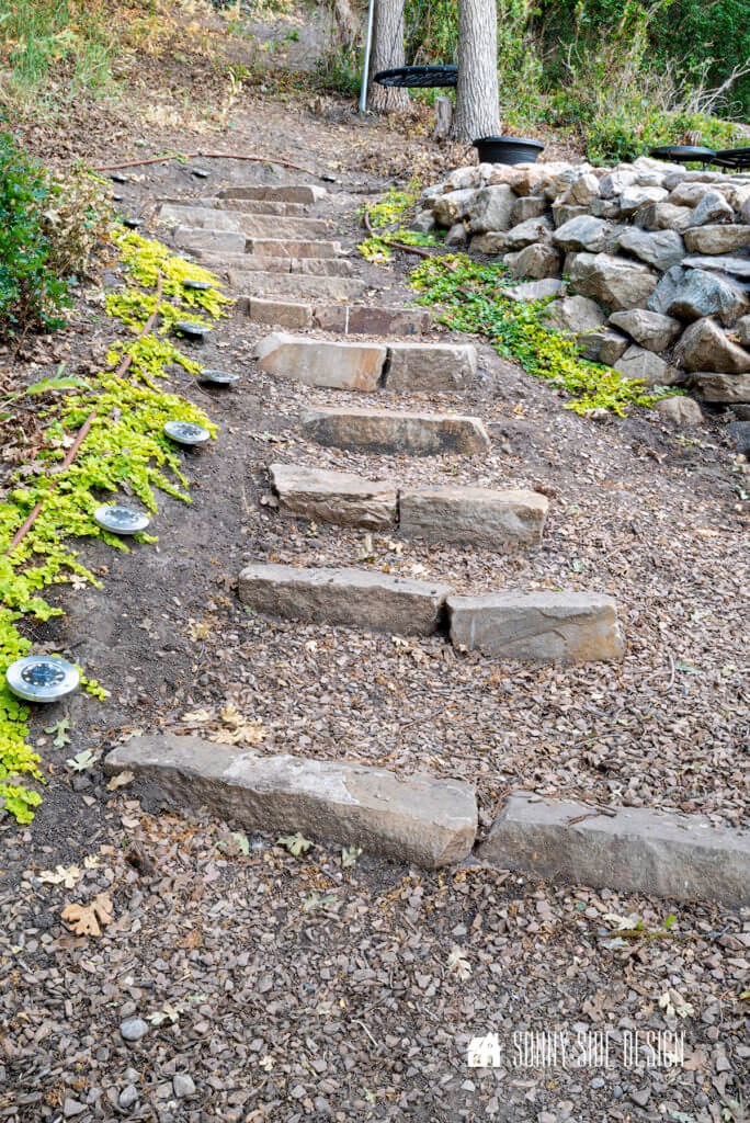 Easy DIY Outdoor Stone Steps for Your Yard You'll Love | Sunny .