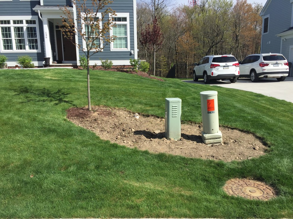 Landscape to hide utility box