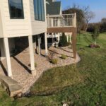 Before & After Under Deck Landscaping. From Overgrown to Beautiful .