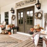 Fall Farmhouse Porch To