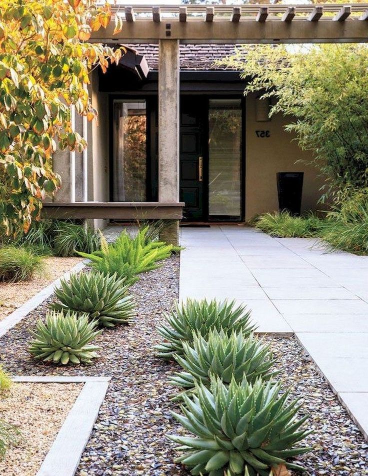 35+ Smart Low Maintenance Front Yard Landscaping Ideas #frontyard .