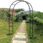 Amazon.com: N A Metal Garden Arch, 2.4M Garden Archway Powder .