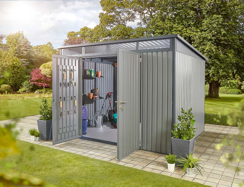 Hixon Metal Shed | Outdoor Storage | HEX Living, Onli