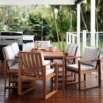 Mimosa 210 x 95cm Malibu Dining Table - Bunnings Austral