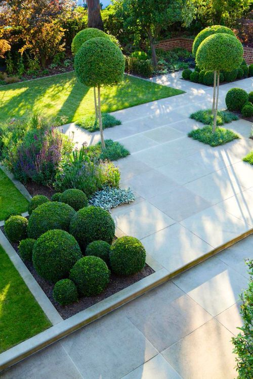 28 Modern Formal Garden Design Ideas | Small garden landscape .