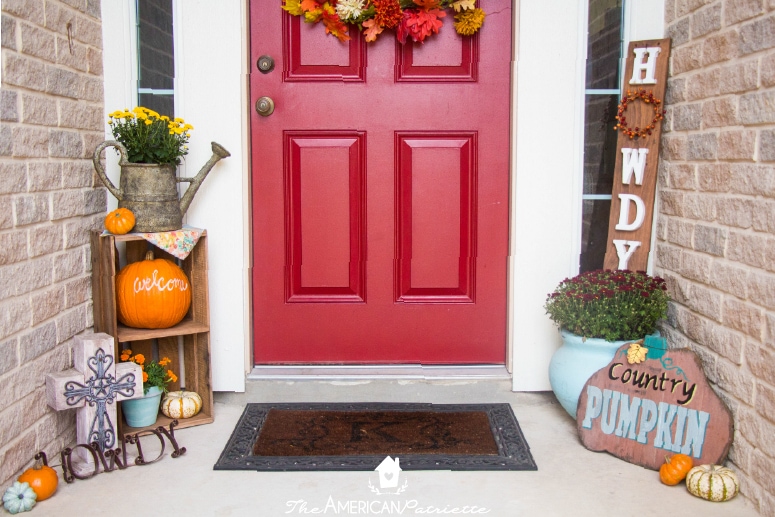 Ideas for Decorating a Small Front Porch for Fall - The American .