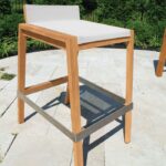 Summit teak + sling stacking barsto