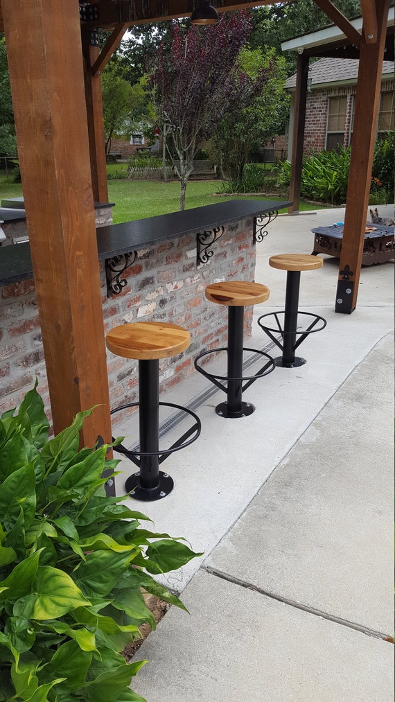 FREE SHIPPING Outdoor Barstool, Bolt Down Bar Stool, Counter Stool .