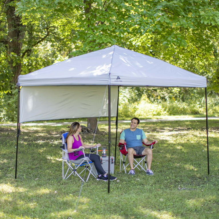 Ozark Trail 8' x 10' Gray Instant Outdoor Canopy - Walmart.c