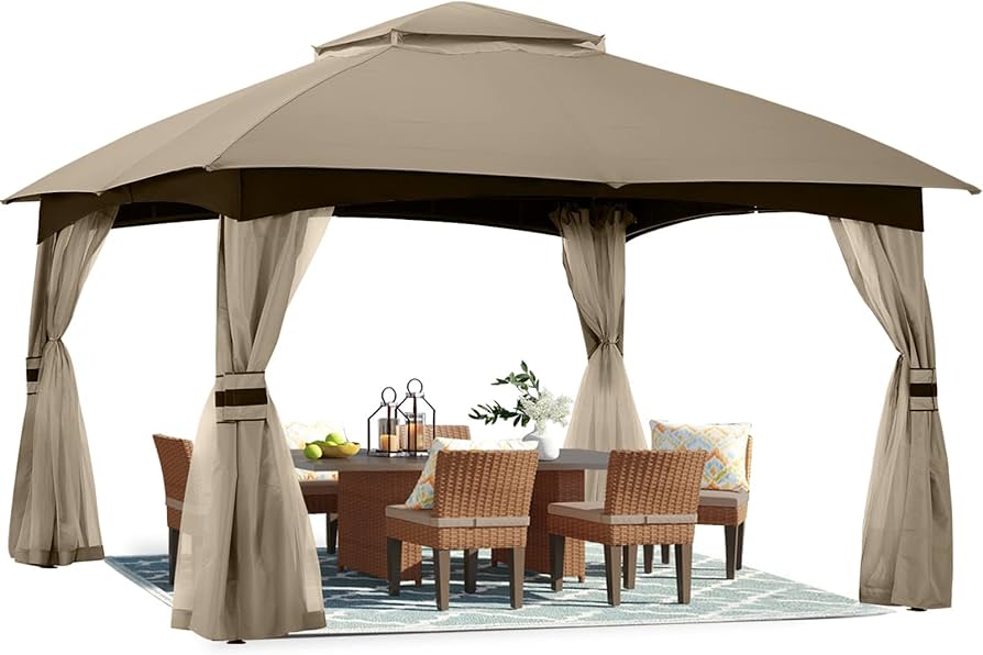 Amazon.com : ABCCANOPY 10x12 Outdoor Gazebo - Patio Gazebo with .