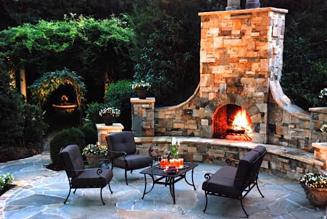 Outdoor Fireplaces Archives - Coogans Landscape Desi