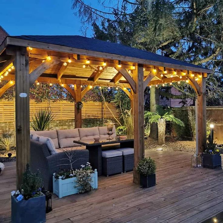 Charming Backyard Gazebo Ide