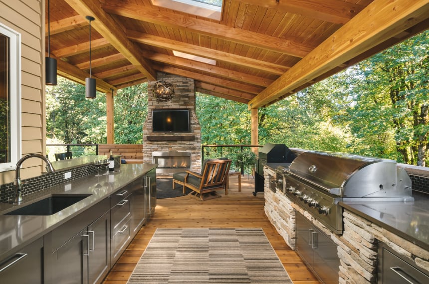 Building An Outdoor Kitchen Space - Neil Kel