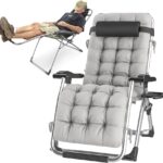 Amazon.com: HEY FOLY Oversized Padded Zero Gravity Chair, Folding .