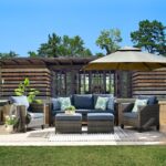 Red Barrel Studio® Harbin 5 - Person Outdoor Seating Group with .