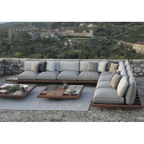 Royal Botania, Mozaix, Sectional, deep seating sofa, outdoor, teak .