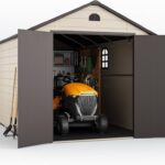 Amazon.com : Oakville Furniture Storage Shed 8x15 ft, Resin Garden .