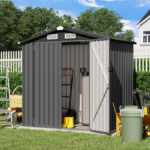 6' x 4' Outdoor Storage Shed,Small Bike Storage for Backyard – JOI