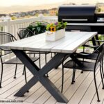 Build Your own X-Leg Outdoor Table - Honeybear La