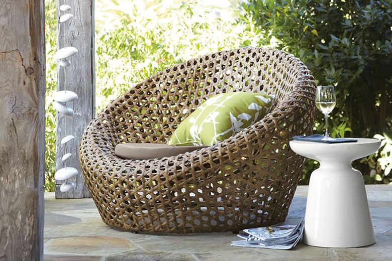 Wicker furniture is hotter than ever. And yes, you can leave it .