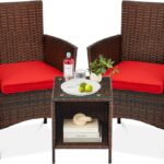 Amazon.com: Best Choice Products 3-Piece Outdoor Wicker .