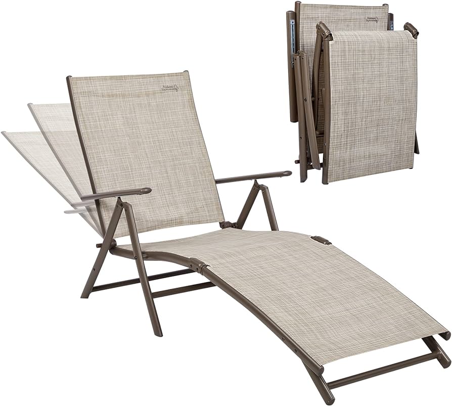 Amazon.com: NATURAL EXPRESSIONS Outdoor Chaise Lounge Chairs for .