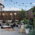 High/Low: Black and White Boho Patio Design — The Learner Observ