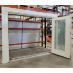 106" x 82" Fiberglass Folding Patio Triple Door Unit - Door .