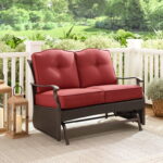 Better Homes & Gardens Providence Steel Outdoor Glider Loveseat .