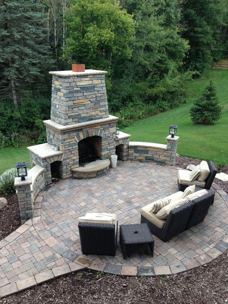 Most up-to-date Pictures Outdoor Fireplace patio Ideas | Outdoor .