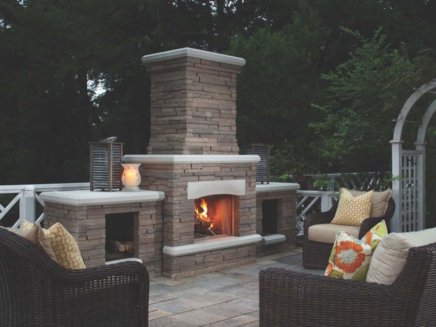 45 Beautiful Outdoor Fireplace Ideas | Install-It-Dire