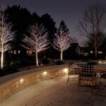 Traditional Stone Patio Lighting | McKay Landscape Lighti