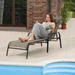 EROMMY Patio Chaise Lounges Outdoor Lounge Chairs with Adjustable .