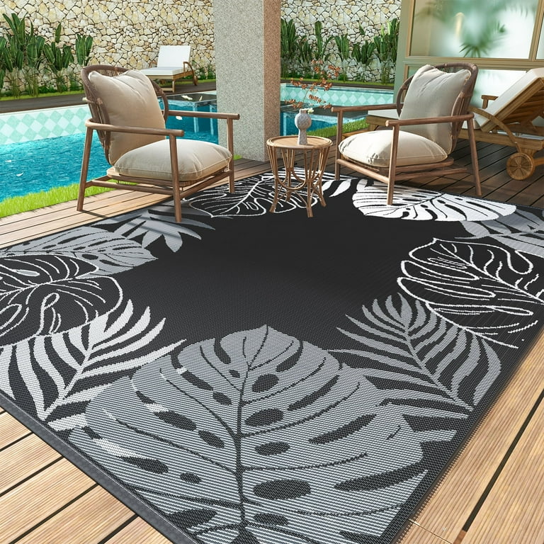 SIXHOME Outdoor Rug Clearance Patio Rug 5x8 Waterproof Outdoor .