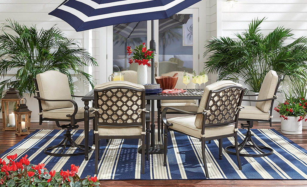 Types of Outdoor Rugs - The Home Dep